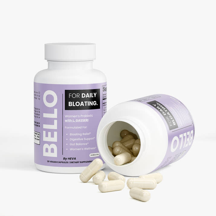 Bello by Heva Women's Probiotic with L. Gasseri - For Daily Bloating