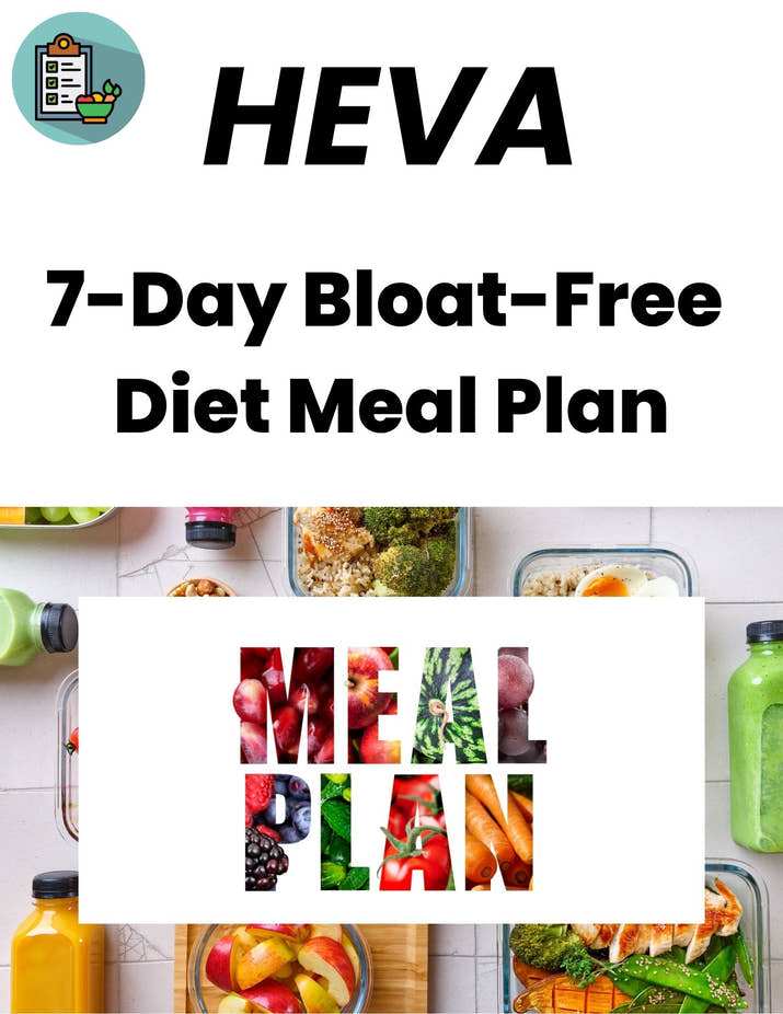 7-Day Bloat-Free Meal Plan (Digital PDF)