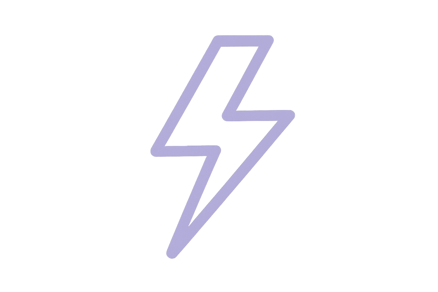 electric bolt icon in this color #bfafd8
