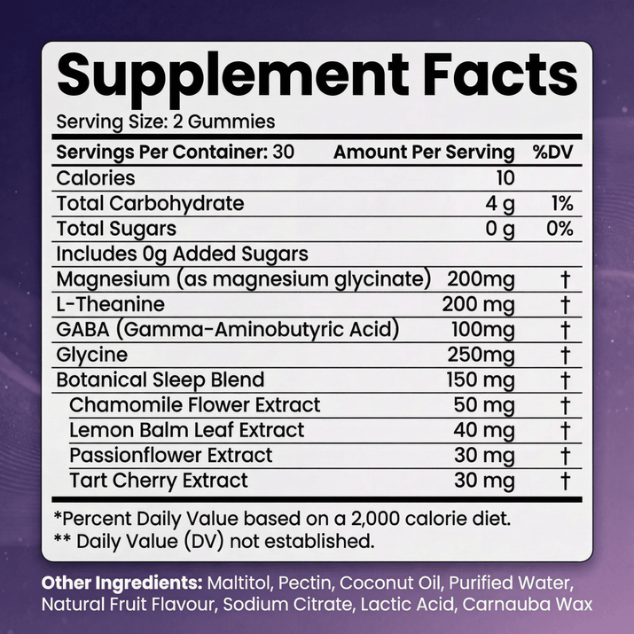 Heva™ Sleep Good Gummies - Melatonin Free and Sugar Free - Heva