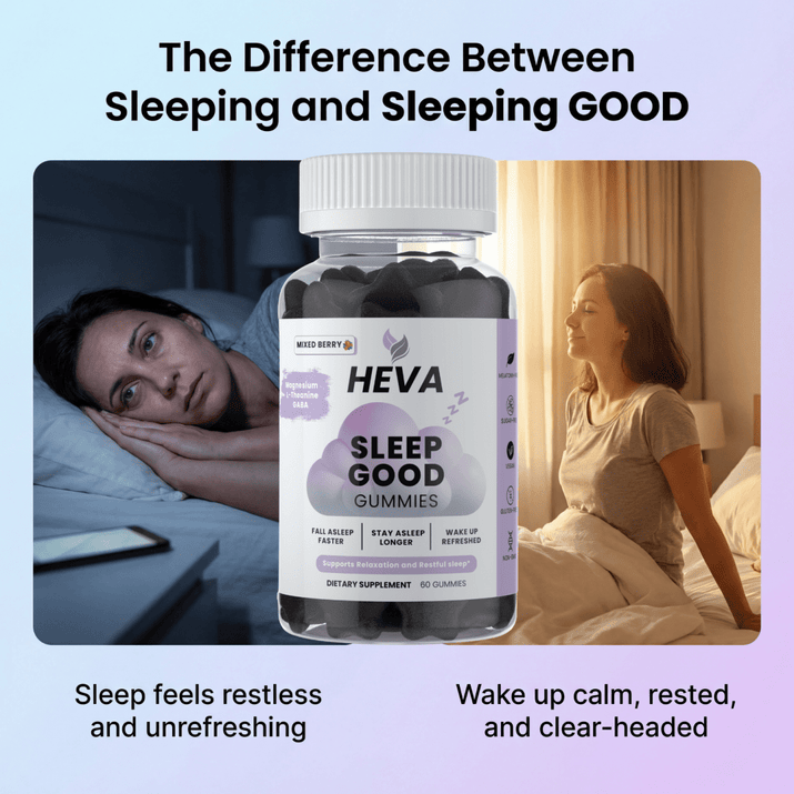 Heva™ Sleep Good Gummies - Melatonin Free and Sugar Free - Heva