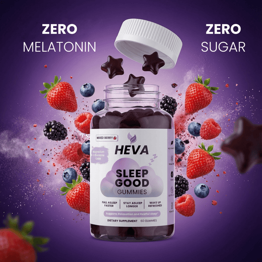 Heva™ Sleep Good Gummies - Melatonin Free and Sugar Free - Heva