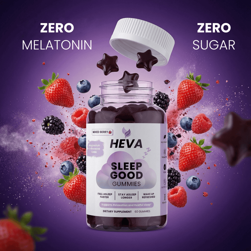 Heva™ Sleep Good Gummies - Melatonin Free and Sugar Free