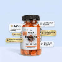 Heva™ Turmeric Joint Gummies - Joint and Skin Support - Heva