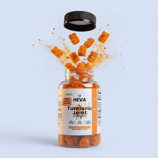 Heva™ Turmeric Joint Gummies - Joint and Skin Support - Heva